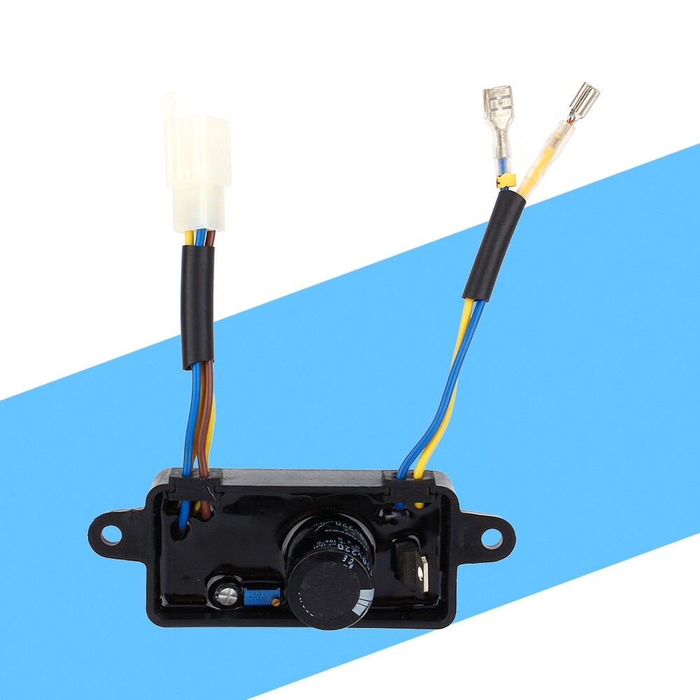 1pc Voltage Regulator Rectifier Single Phase AVR For 2KW-3KW Gasoline Generator