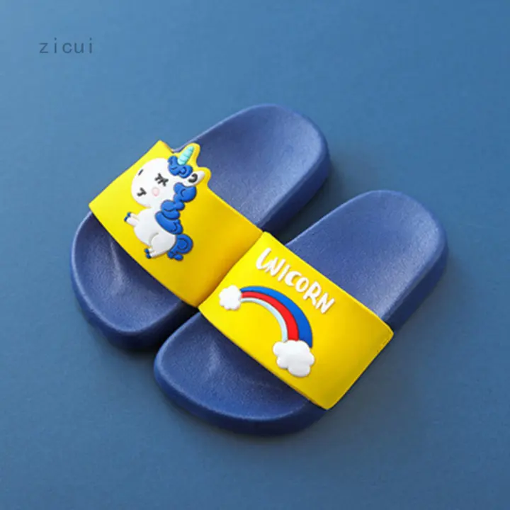 rainbow slippers girl