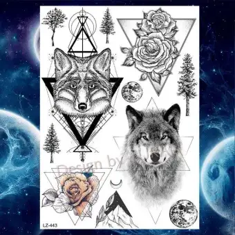 460 Gambar Sketsa Tato Hewan Terbaik