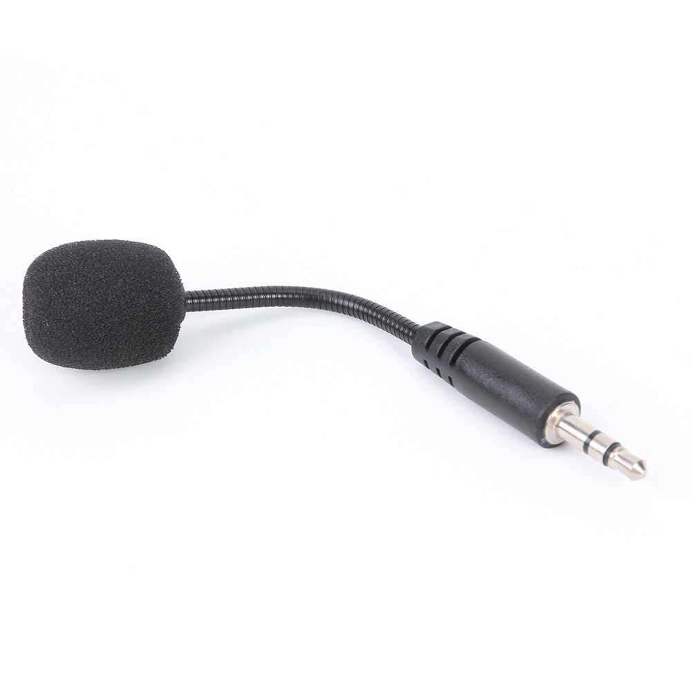 Avivahc Flexible 3.5mm Jack Mini Microphone Mic for PC Mobile Phone Laptop Notebook KTV