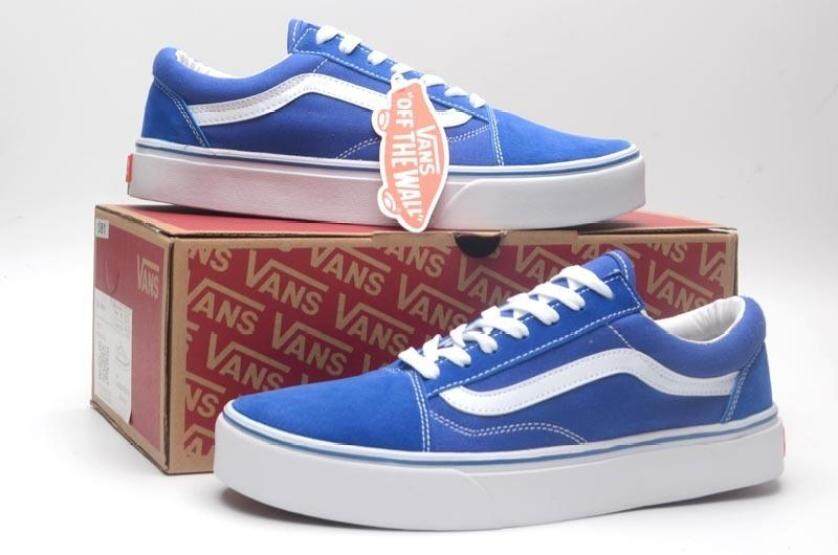 Vance_Classic Canvas Skateboard Shoes Student Fashion Casual Shoes Old Skool Style Vance(blue ) giá rẻ