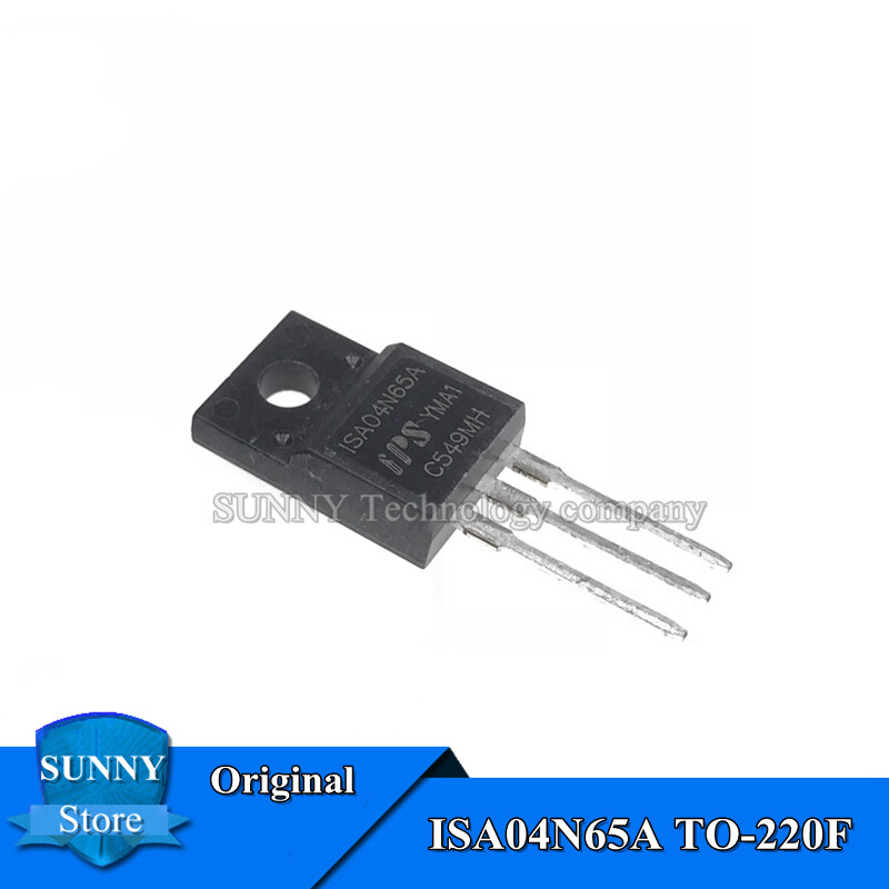 5pcs gốc isa04n65a to-220f isao4n65a o4n65a to220f 4a/650v mosfet n-channel, bản gốc mới