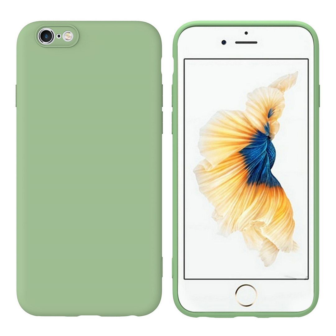 For Apple iphone 6 6S (4.7") CaseỐp lưng silicon mềm mới mềm Vỏ màu dễ thương Bộ đệm chống sốc Vỏ điện thoại Phone Casing