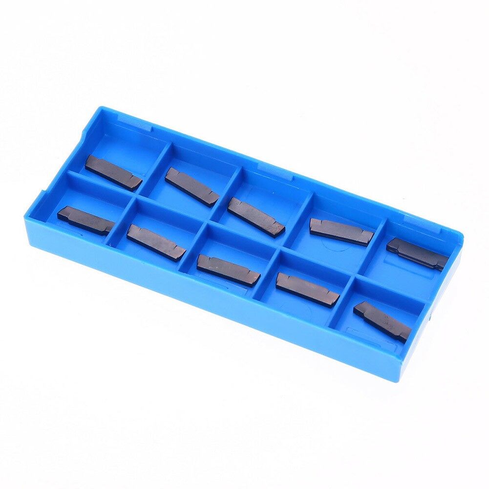 10x MGMN200-G LDA Carbide Inserts Blade For Grooving Cutting Lathe Tool 16*4*2mm