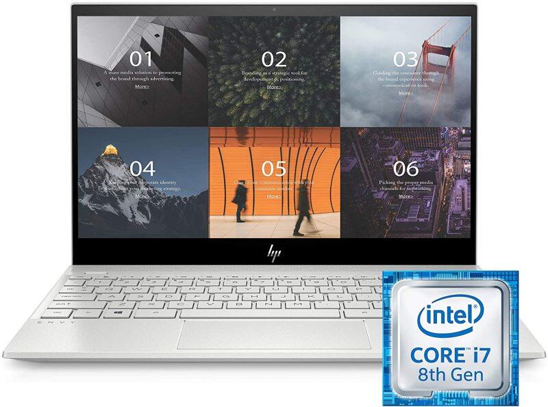 HP ENVY 13.3 Inch Thin Laptop w/ Fingerprint Reader, 4K Touchscreen, Intel Core i7-8565U, NVIDIA GeForce MX250 Graphics, 16GB SDRAM, 512GB SSD, Windows 10 Home Malaysia
