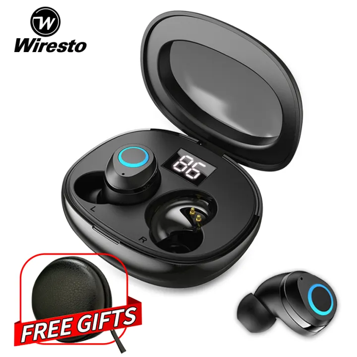 wiresto true wireless earbuds mini bluetooth earphone