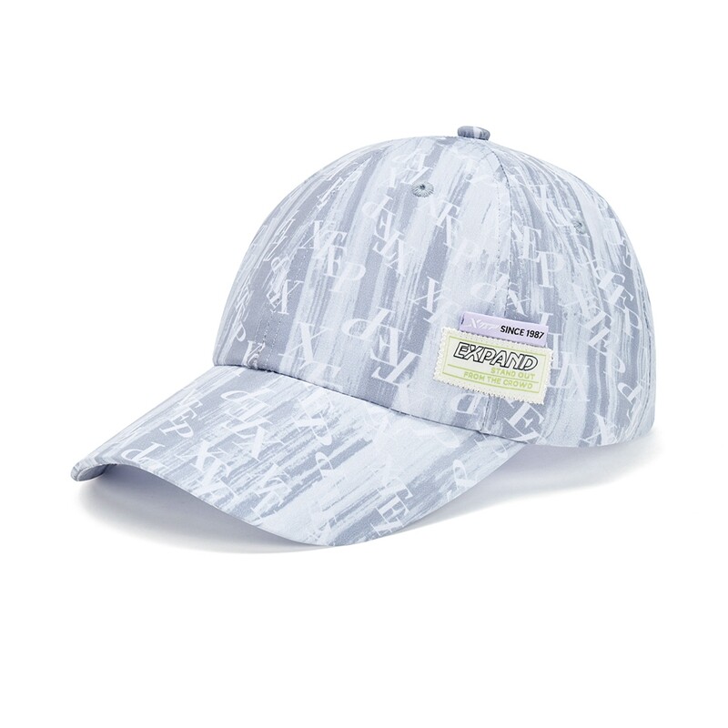 Xtep unisex sports cap couple print fashion sports cap 877137210023