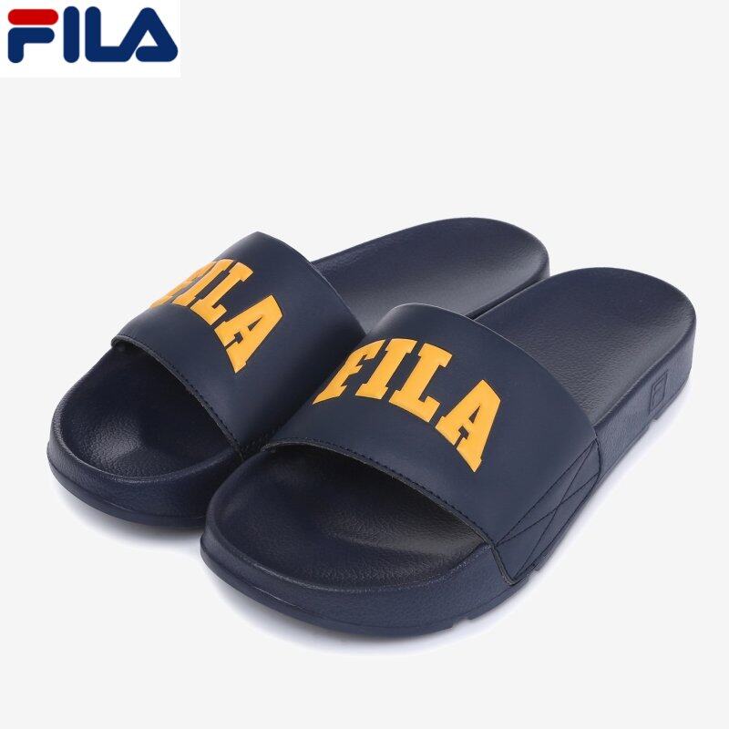 Fila blue slides hotsell