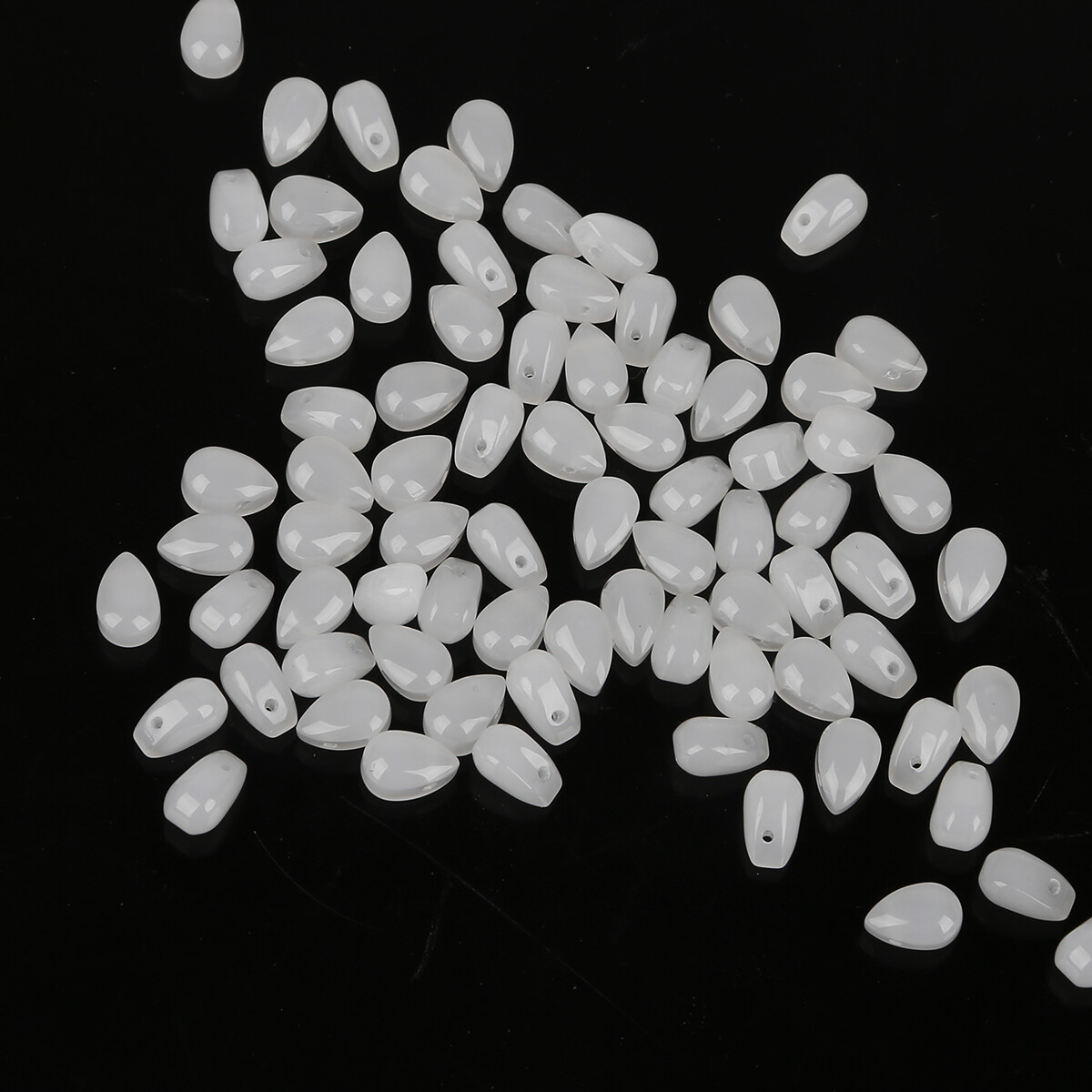 5pcs 9*6mm Multi-Colors Teardrop Water Drop Glass Beads Water Pendant Shape Loose Beads  For Jewelry Making Bracelet Necklace Accessories