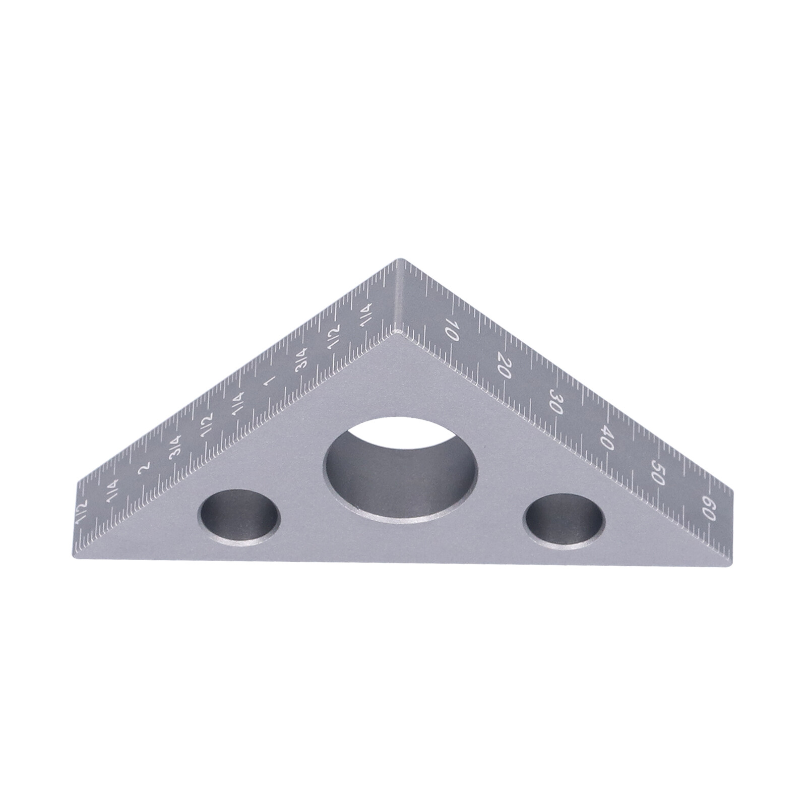 Aluminum Alloy Measuring Ruler Woodworking Triangular Ruler Metal Ruler Set