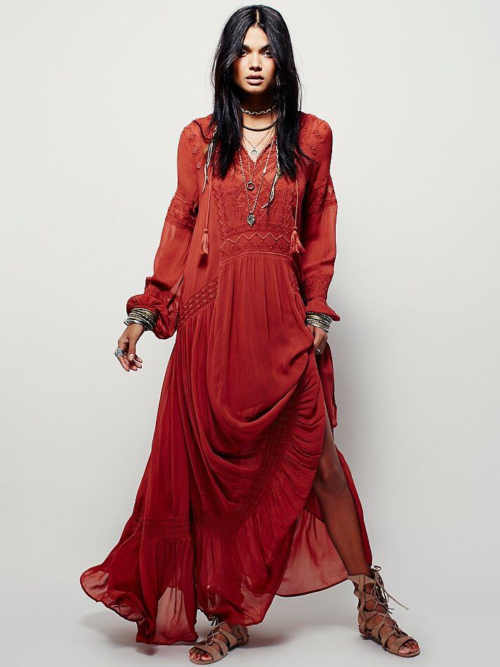 autumn boho dresses