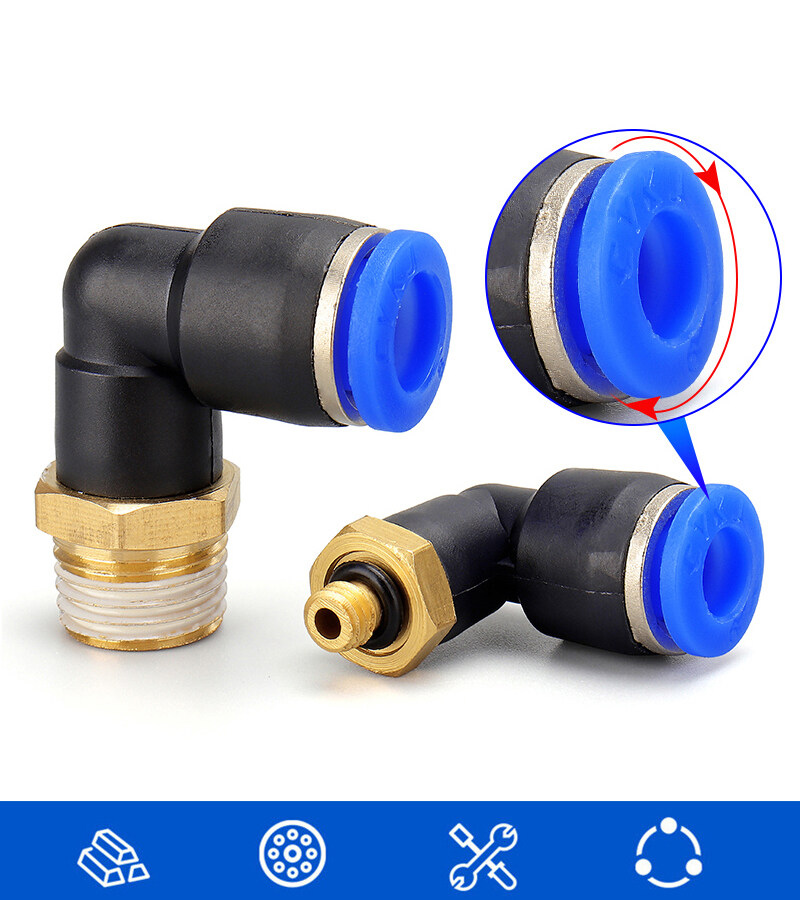 Color : 12mm 8mm Terminal connectors 10pcs OD Hose Tube One Touch Push Into Straight Gas Fittings Plastic Quick Connectors Fitting 10mm 8mm 6mm 12mm 4mm 16mm Air Pneumatic