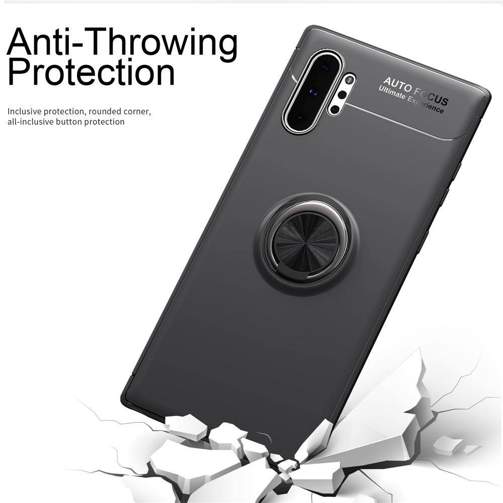 Lenuo Ring Stand Case for Samsung Galaxy Note 10+ and Note 10 Plus 5G - Finger Ring Holder Casing Mix Color Bracket All-in-one Back Cover Cases