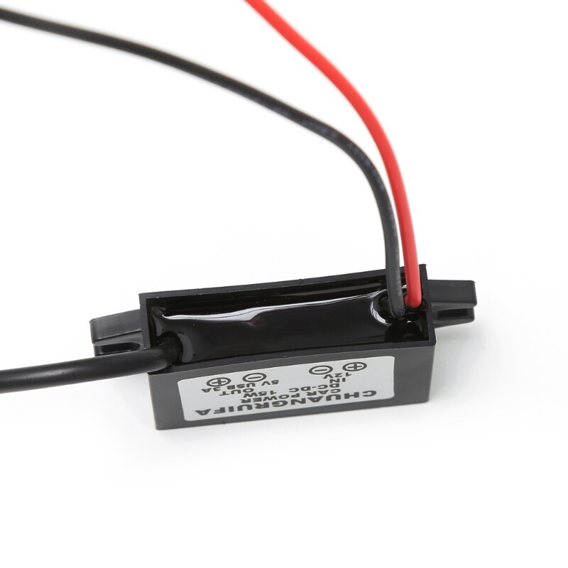 ✪【Ready Stock】Car Charge DC Converter Module 12V To 5V Micro USB Output Power Adapter 3A 15W
