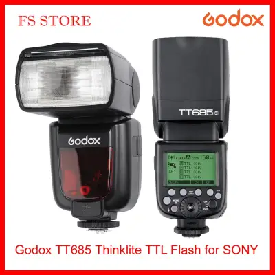 Godox TT685 S 2.4G HSS 1/8000S TTL for Sony A58 A7RII A7II A99 A9 A7R A6300 FREE 2 PCS AA ALKALINE BATTERY