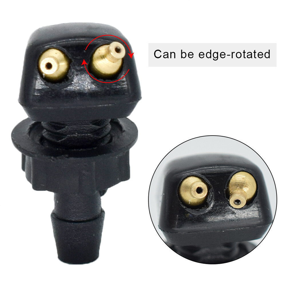 2pcs Universal Front Windshield Washer Wiper Nozzle Sprayer Sprinkler ...