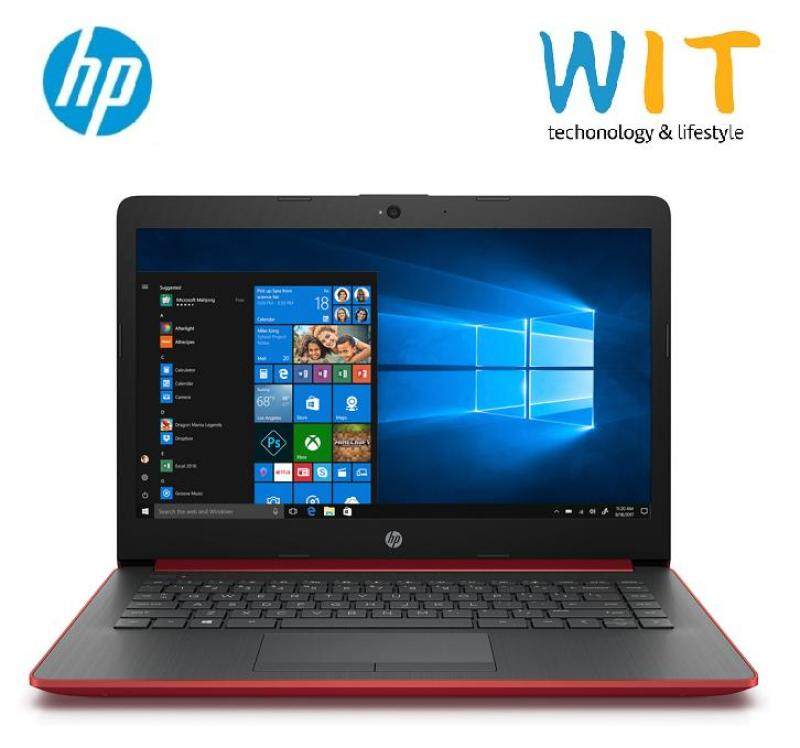 HP 14-Cm0107AU/Cm0108AU Laptop (Ryzen5 2500u/4GB/1TB/14 FHD/AMD Vega 8/W10) Red/Silver Malaysia