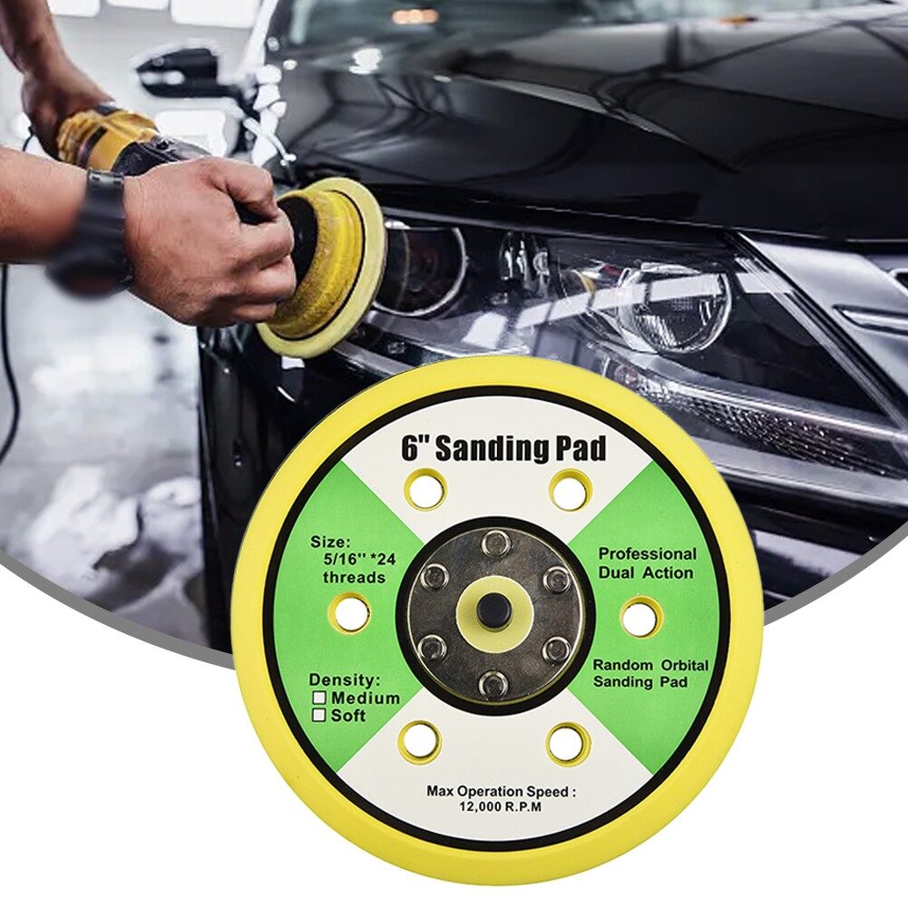 Unnicoco sanding pad sanding pad woodworking 5/16-24 male thread 6\" for sander durable