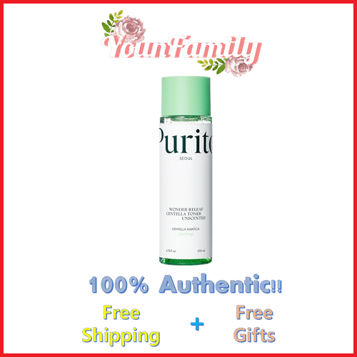 [PURITO] Wonder Releaf Centella Toner Unscented 200ml / 30ml (mini)