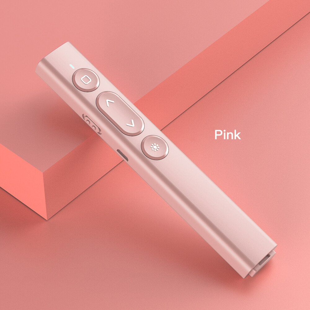2.4G Remote Controller Presenter Wireless Pen Powerpoint Clicker USB 100M Red Pen Pointer Remote Control Wireless Presenter Remote PPT Remote Control