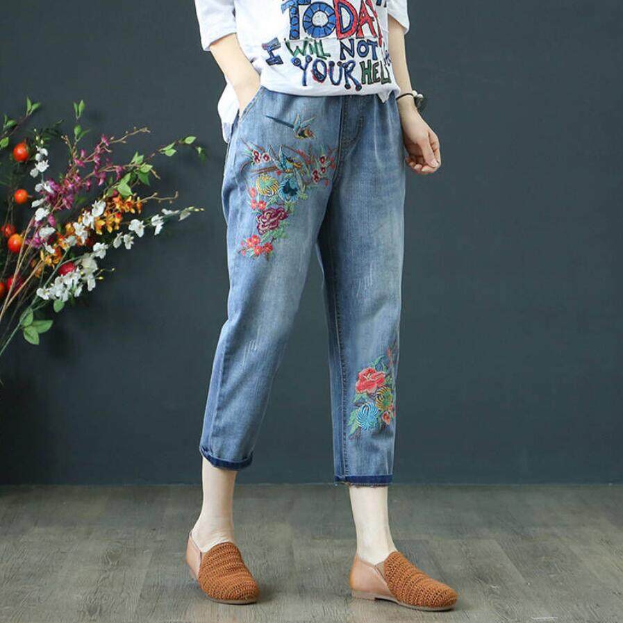 loose ankle jeans