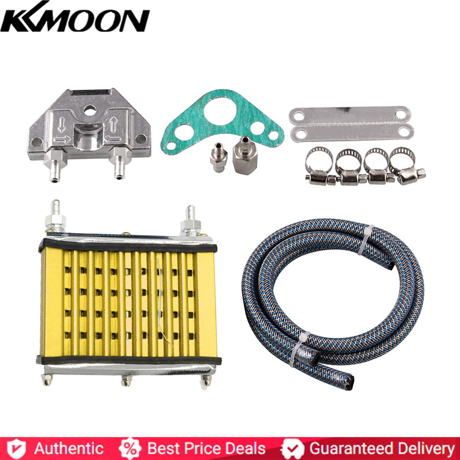 Universal Motorcycle Engine Oil Cooler Cooling Radiator For 50cc 70cc 90cc 110cc 125cc Dirt Pit Bike ATV