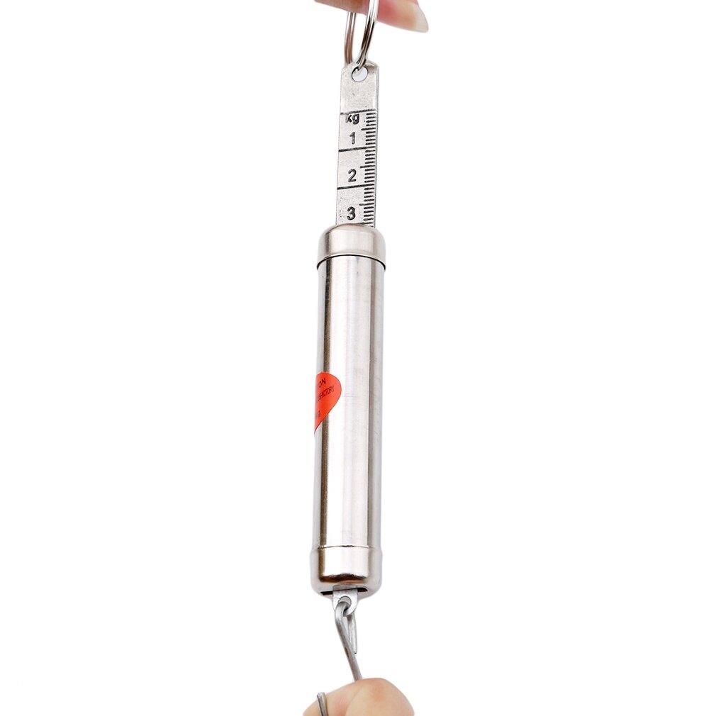 Kitchen Weighing Tools Stainless Steel Mechanical Spring Scale Said 5kg Dynamometer Pipe