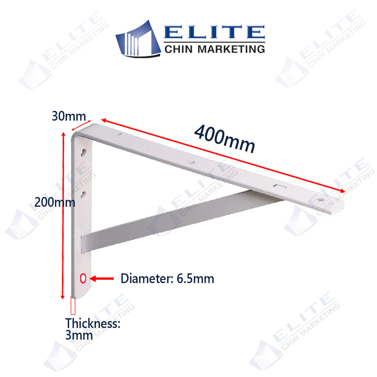 3mm Thickness Heavy Duty L Bracket/ Useful Painted Lbracket Lazada