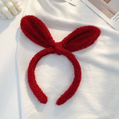 Korean Style Cute flower Pattern Rabbit Ear Headband