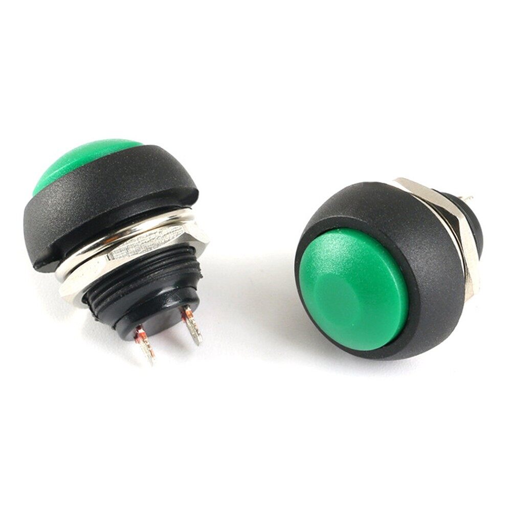 Push Button ON/OFF Switch Accessories Equipment Mini 12mm Non-locking Button