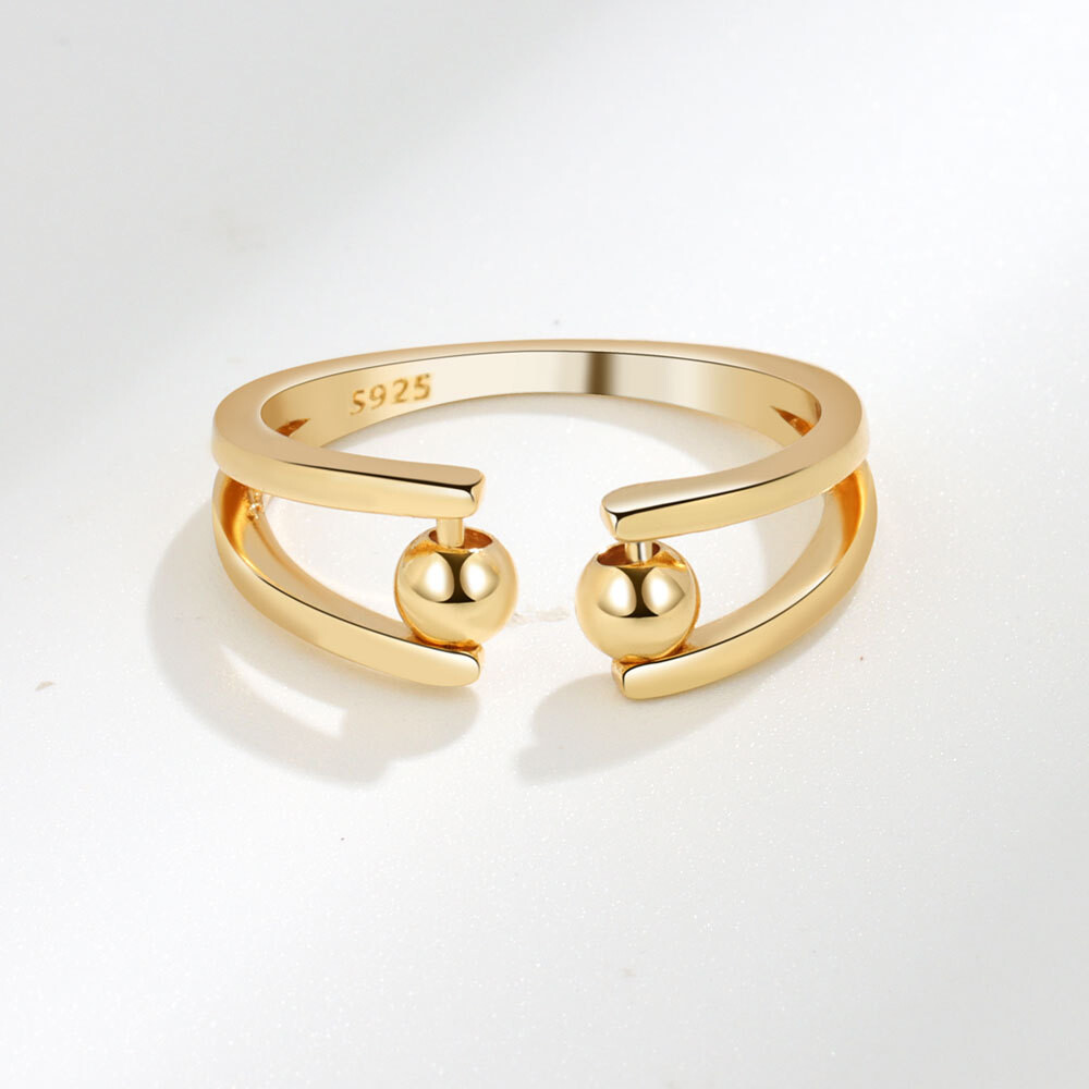 Decompression Ring Spin Rings Adjustable Ring Anti-Anxiety Ring Rotating Ring Turnable Bead Ring Opening Ring