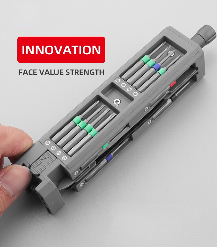 Screwdriver Kit 30 40 44 Precision Magnetic Bits Foldable Chair Screw Driver Set Mini Tool Case for Smart Home PC Phone Repair