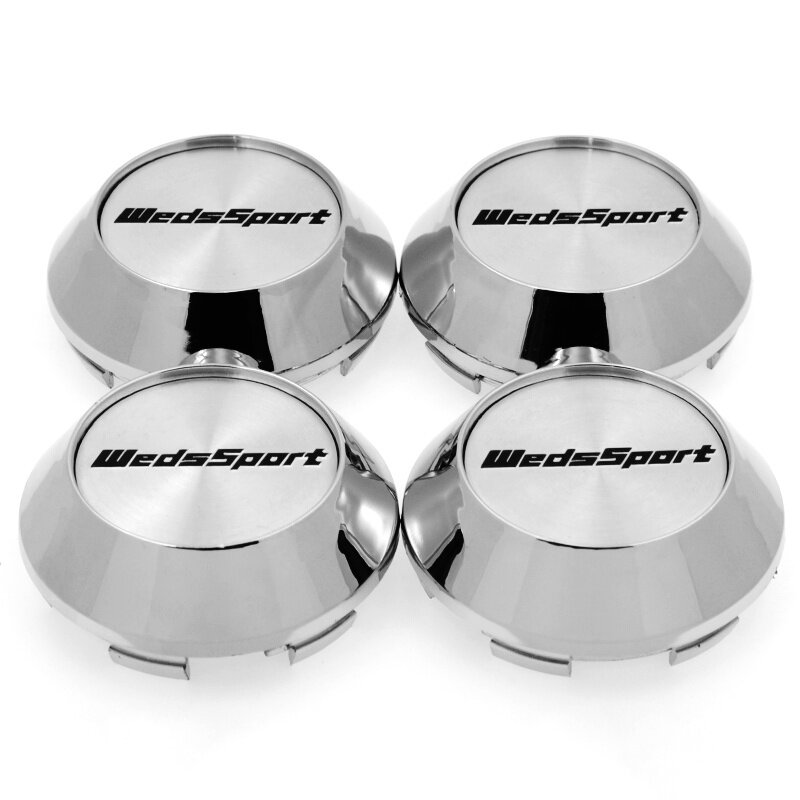 Style car 4PCS 68mm WEDSSPORT Wheel Center Cap Weds Sport Rim Caps for