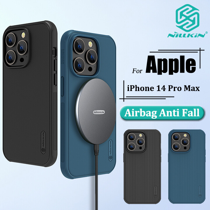 Nillkin hard pc + tpu magnetic case for iphone 14 pro max phone case luxury super frosted shield pro magnetic pc + tpu hard protection back cover