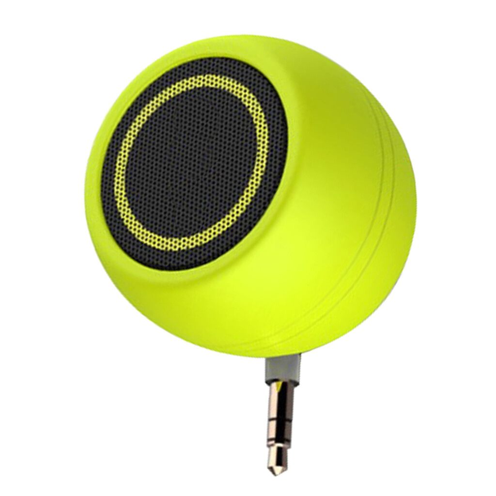 Baoblaze Mini Speaker 3.5mm Jack AUX Music Audio Player for Phone Notebook