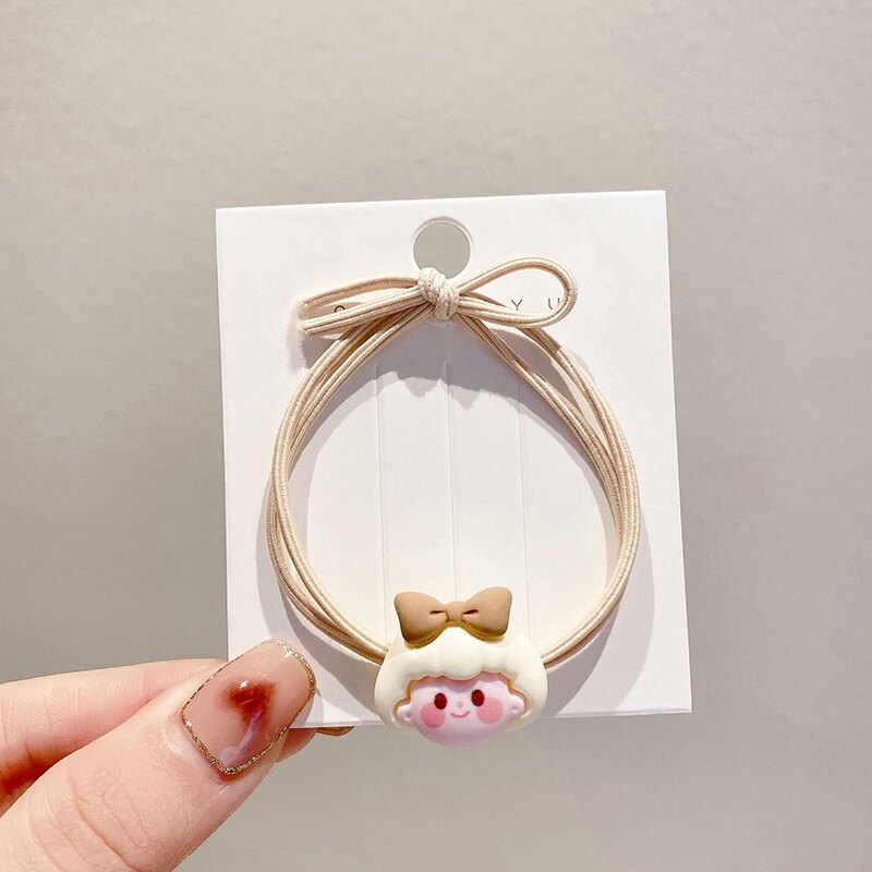 Hair Rope New Fashion Cartoon Girl Elastic Rubber Band Hair Band For Girl Woman Hair Accessories