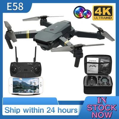 E58 Drone WIFI FPV With Wide Angle HD 1080P Camera Hight Hold Mode Foldable Arm RC Quadcopter Drone X Pro RTF Dron For Gift