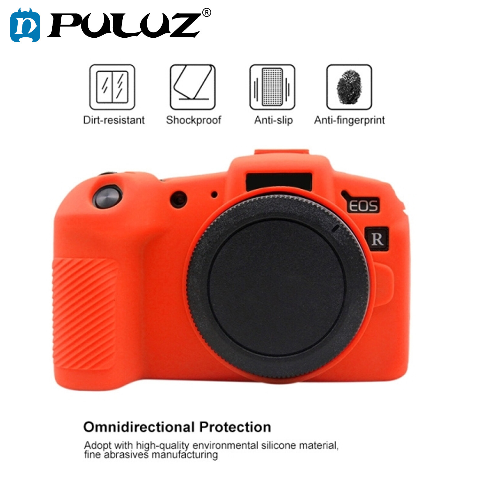 【Ready Stock】 PULUZ Soft Silicone Protective Case for Canon EOS RP