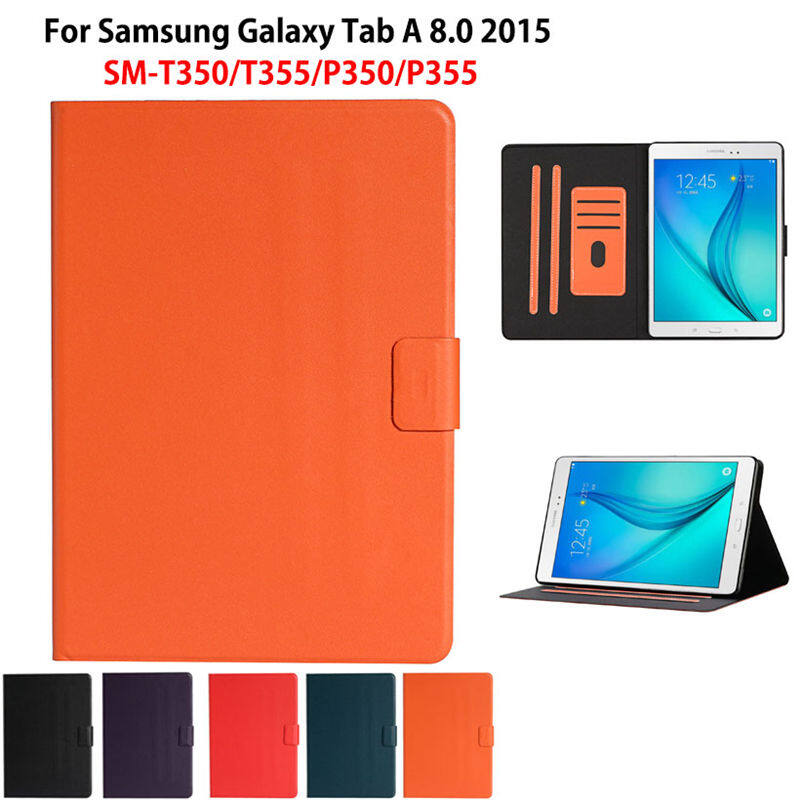 SM-P355 Case For Samsung Galaxy Tab A 8.0 2015 Cover T350 T355 SM-T350 SM-T355 SM-P350 P355 T355Y Cover Tablet Protective Stand Case