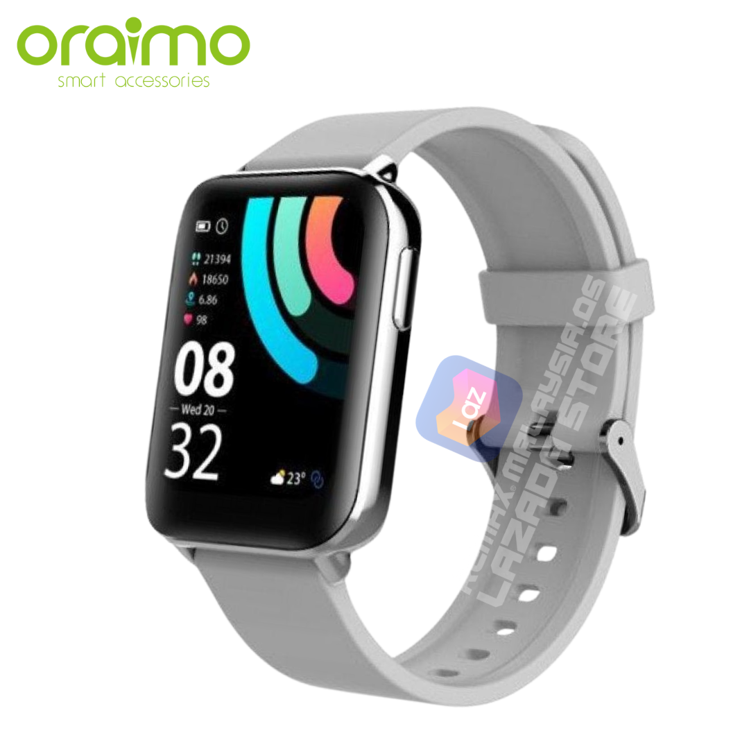 ORAIMO OFFICIAL Women Fitness Smartwatch Waterproof Digital Display Heart Rate Tracking Oxygen
