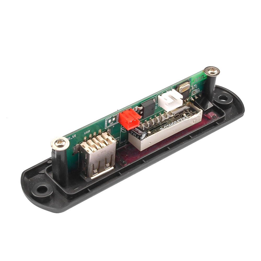Aideepen 9V 12V BT 5.0 MP3 Decoder Board USB AUX SD FM Radio Lossless MP3/WMA/WAV/FLAC/APE Decoder Board Module Colors Screen Display
