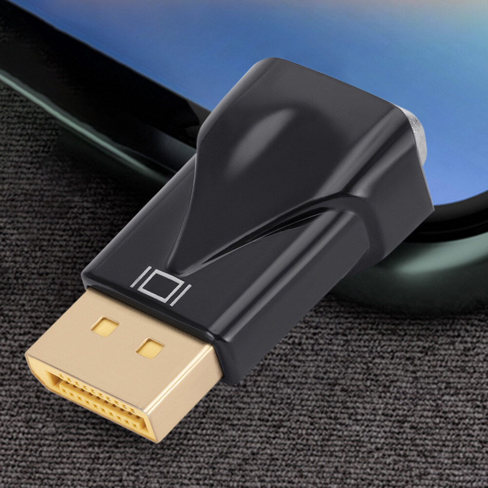 Bộ Chuyển Đổi DisplayPort Sang VGA DisplayPort Một Chiều Ổ Cắm Đực Sang VGA Bộ Chuyển Đổi Đầu Cái Không Cần Nguồn Cho Máy Chiếu PC DVD