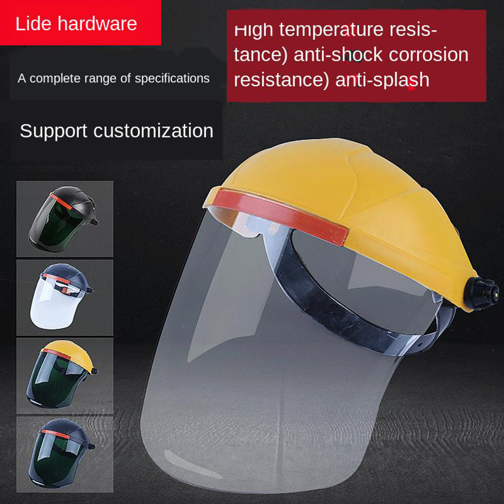 milageto Welding Helmet Full Face Anti-splash Raisable Mechanical Industry Mining Logging Paint