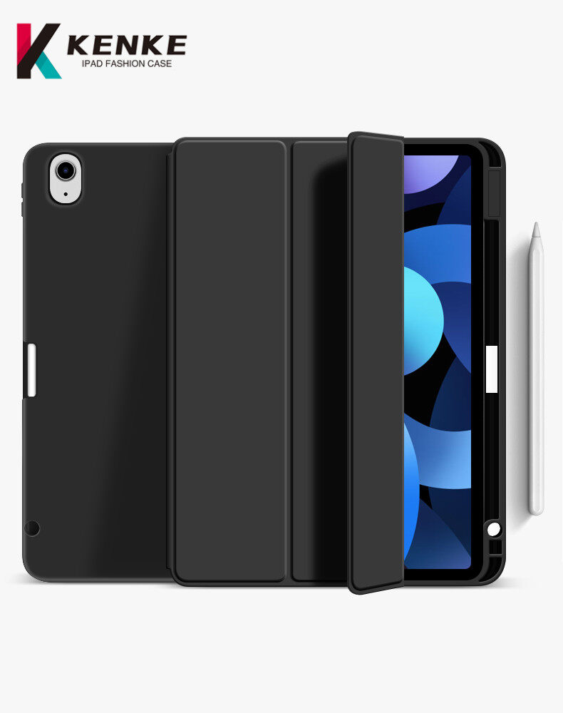 KENKE for: iPad 2020 Air4, iPad Pro 11-2020, iPad Pro 12.9-2020. Smart sleep/wake function, TPU/silicone material, case ipad pro 11 2020, tri-fold support bracket. ipad air 4 case. ipad pro 2020 case. iPad case