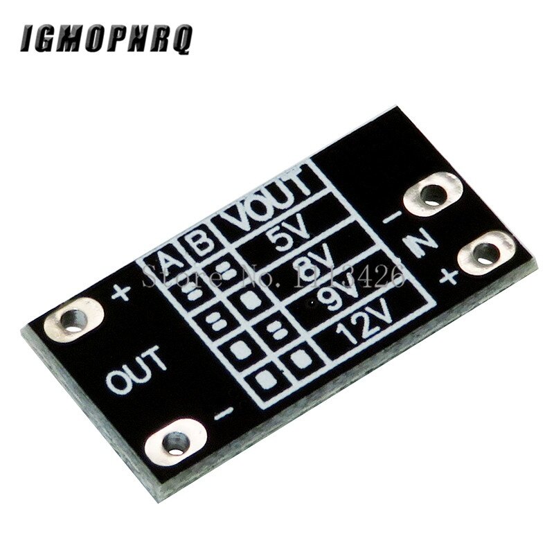 1.5A đa chức năng mini mô-đun tăng Bảng Tăng áp 5V 8V 9V 12V đèn báo LED tự làm Mô đun điện áp 3.7V Pin Lithium tăng