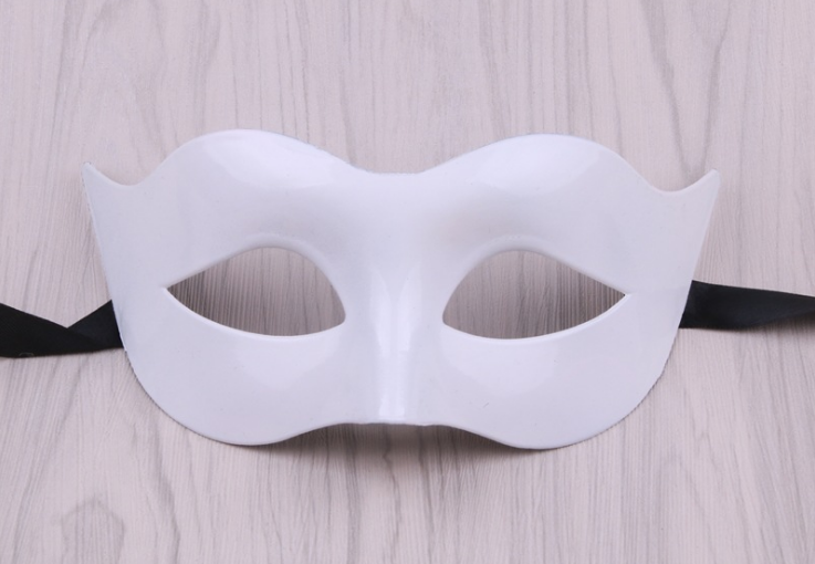 MSIA Ready Stock/ Retro Varnish Party Masks Men Halloween Party Masks ...