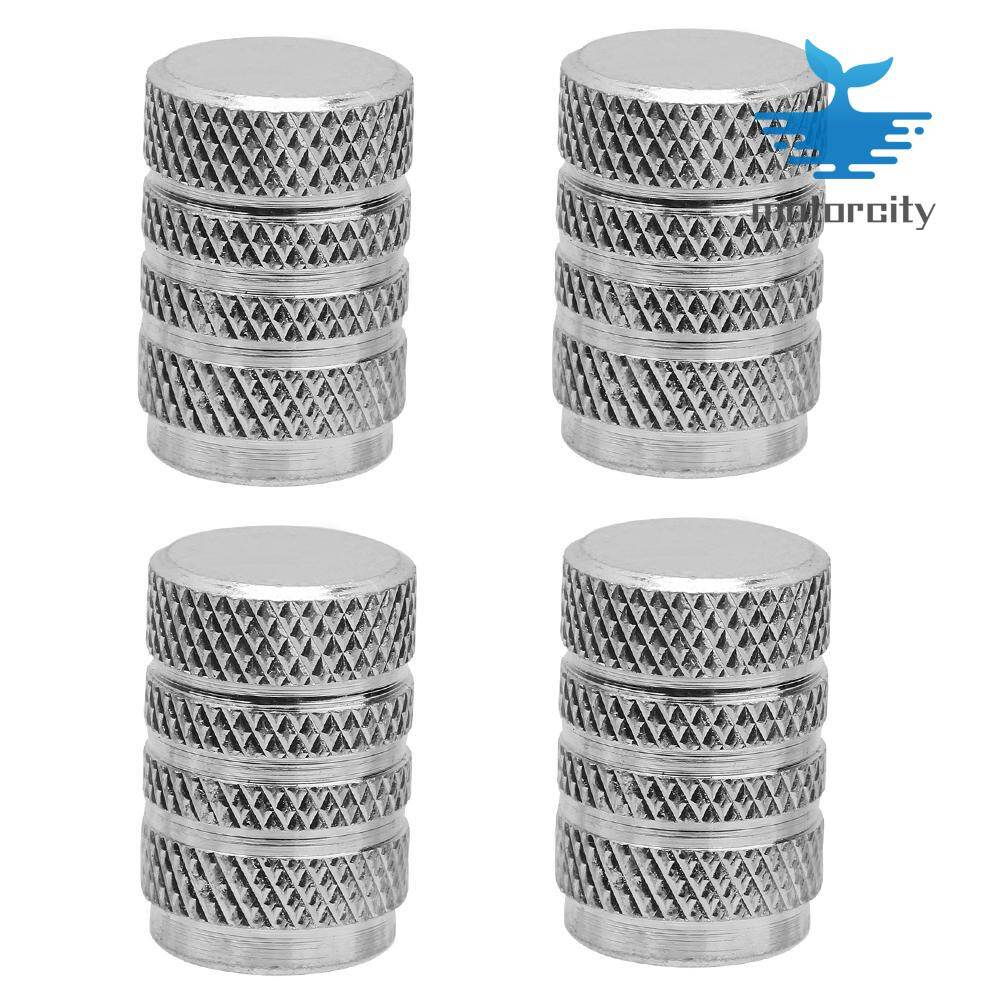 4pcs Aluminum Alloy Car Tire Wheel Tyre Caps Valve Stem Dust Covers