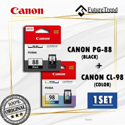 Canon PG-88(Black) + CL-98 (Color) Genuine Ink Cartridge Combo Set