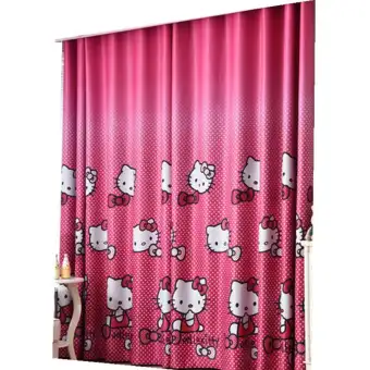 Kang Home Decor Hello Kitty Curtain Blackout Window Curtain For