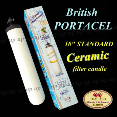 CERAMIC WATER FILTER CANDLE 10" STANDARD British PORTACEL